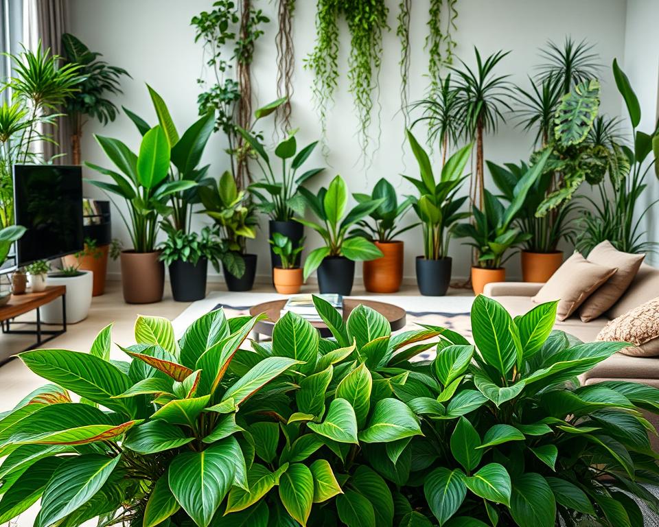 tanaman hias indoor untuk ruang tamu modern